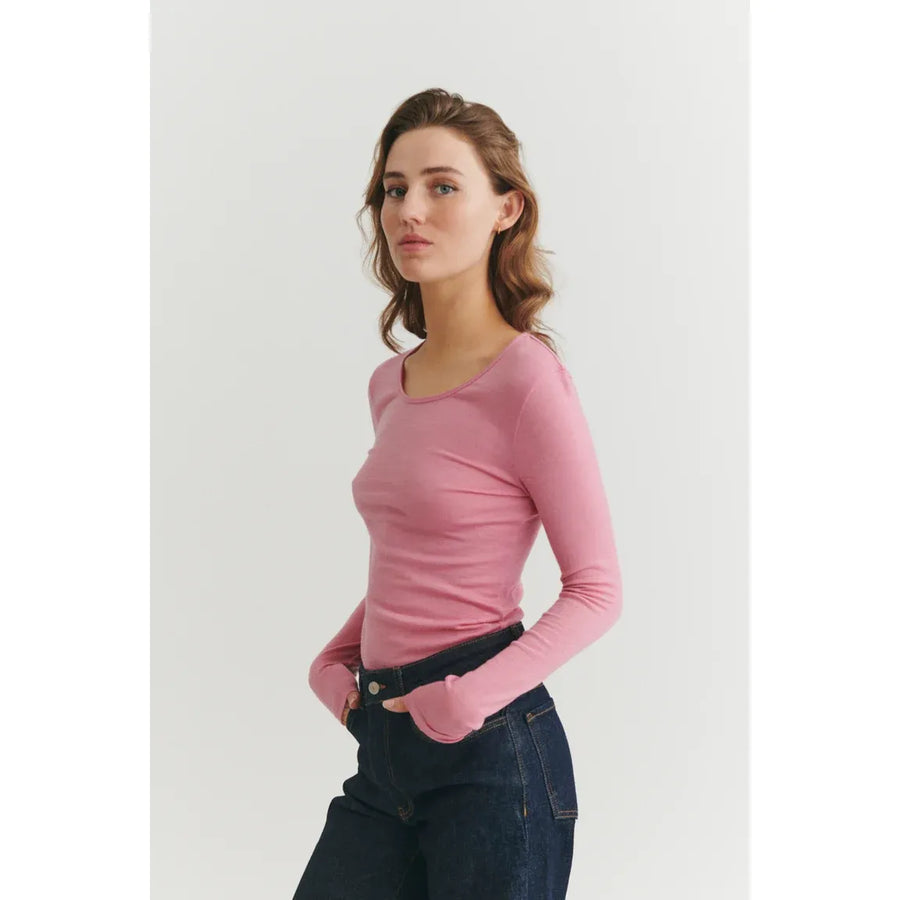 Rinja LS Tee - Cashmere rose