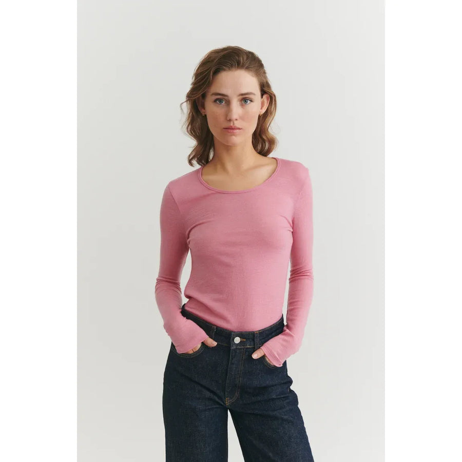 Rinja LS Tee - Cashmere rose