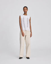 Rosita bomulds Voile Top - Hvid