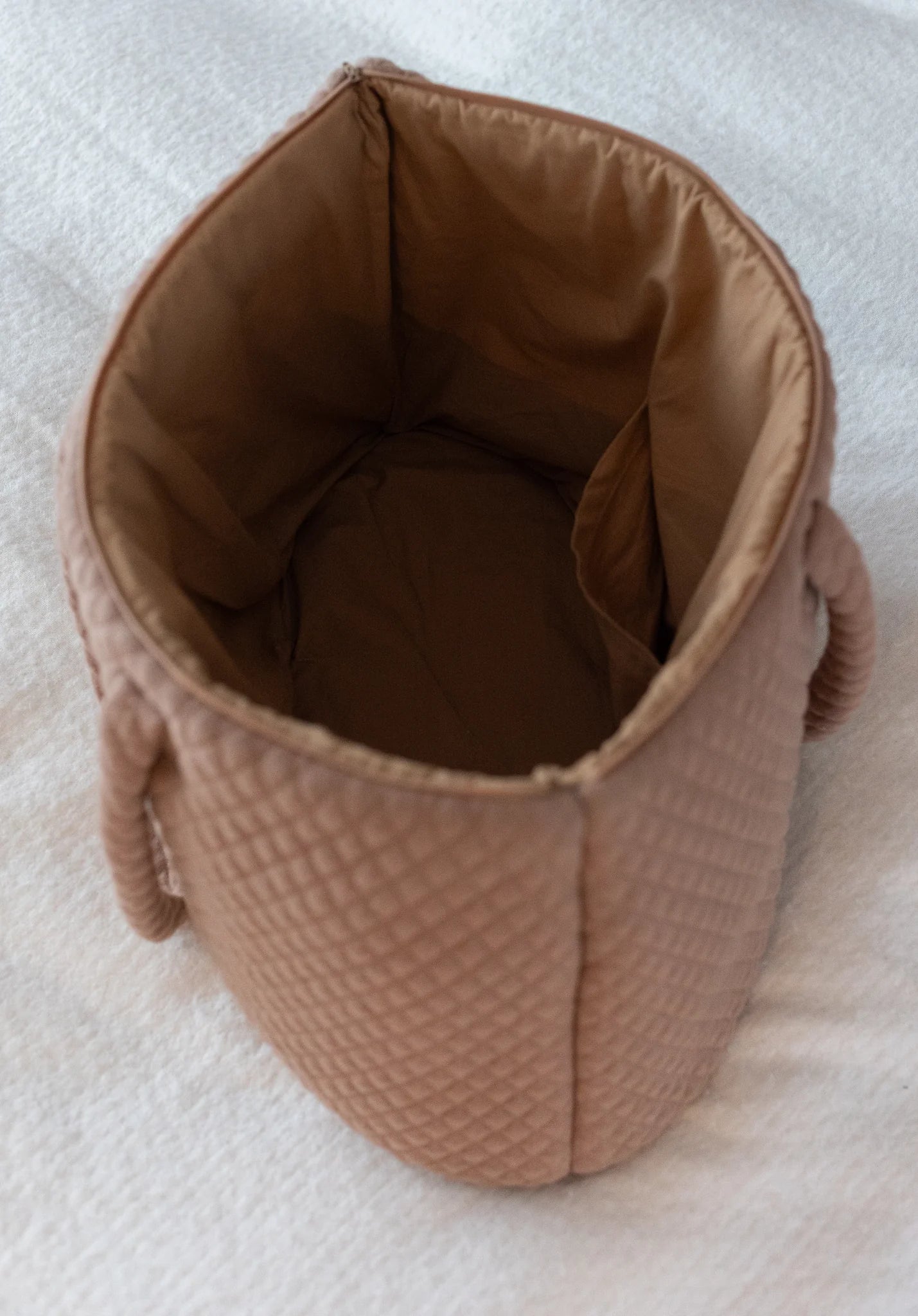 Quilted Maxi Bag - Brown Sugar