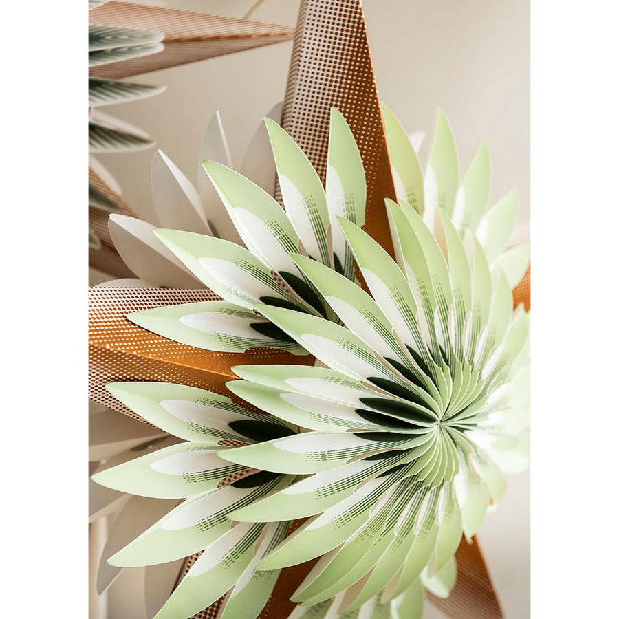 Bungalow Aurora Mint papirstjerne – billede 2