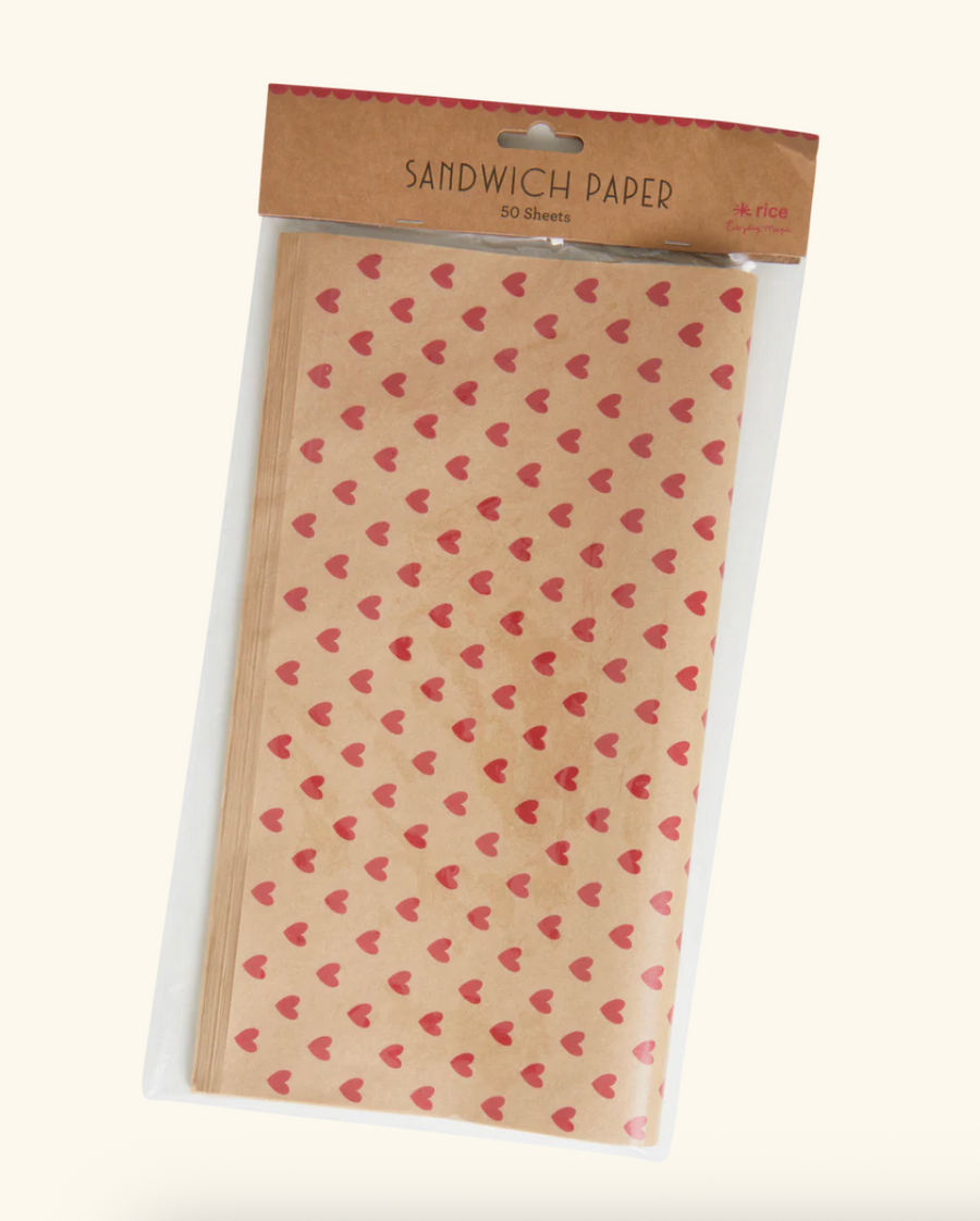 Rice - Sandwich Paper med hjerter