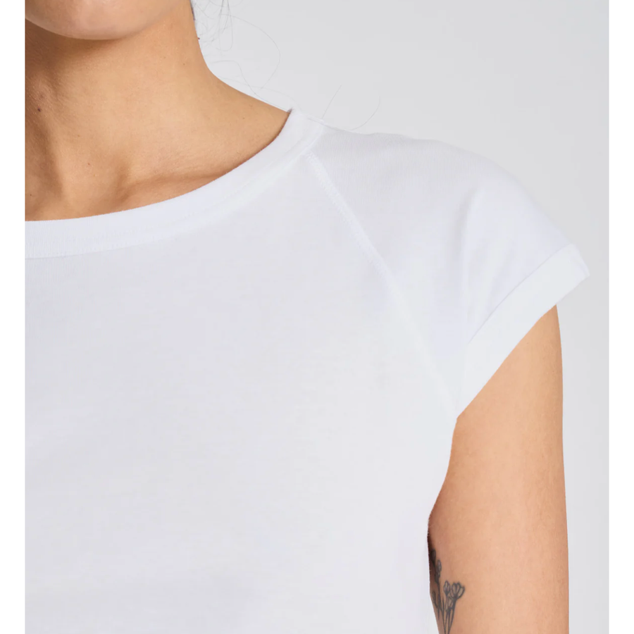 Malou S/S Bomuld Rip Tee - Gai + Lisva