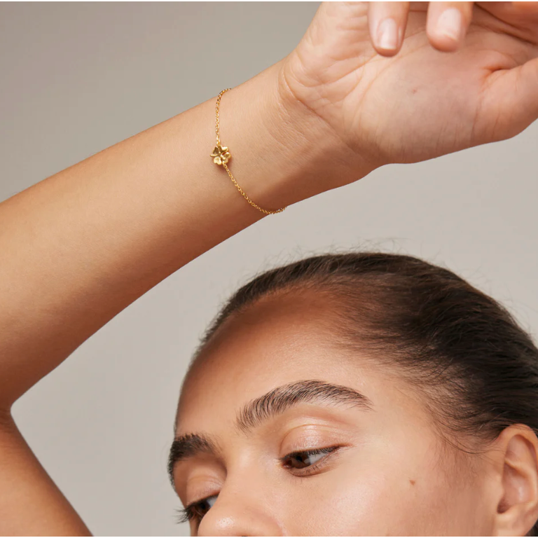 Enamel Firkløver armbånd