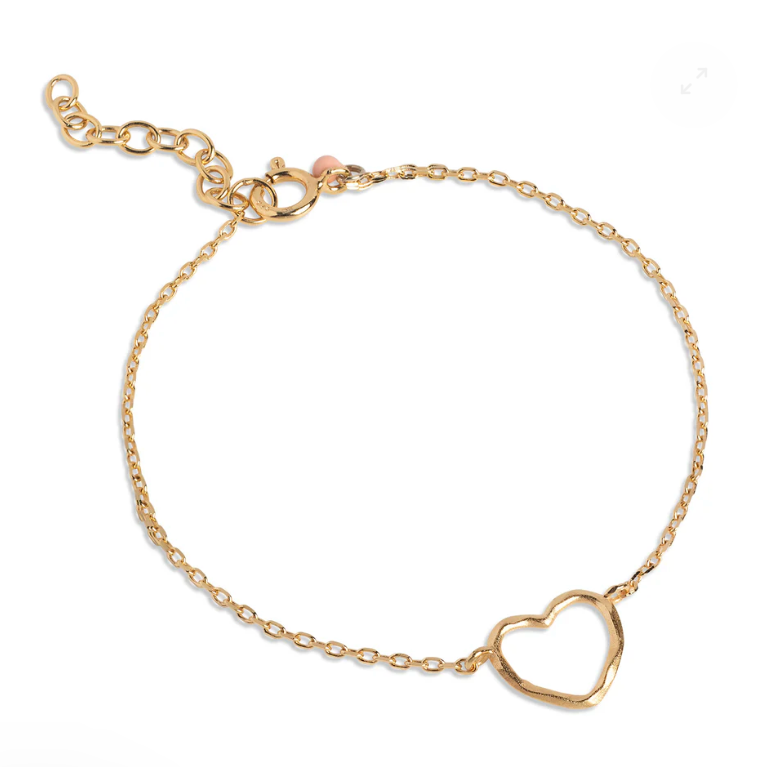 Enamel Hjerte Armbånd