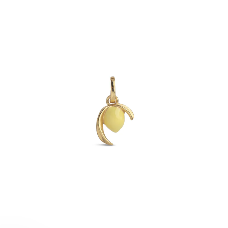 Enamel Charm Lively Lemon