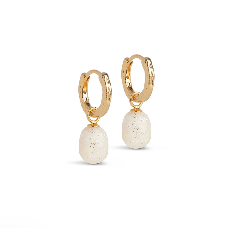 Enamel Significant Hoops