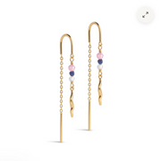 Enamel Viva Øreringe Violet