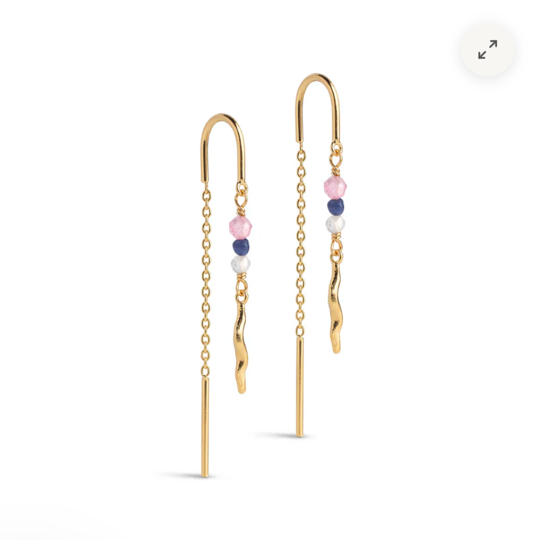 Enamel Viva Øreringe Violet