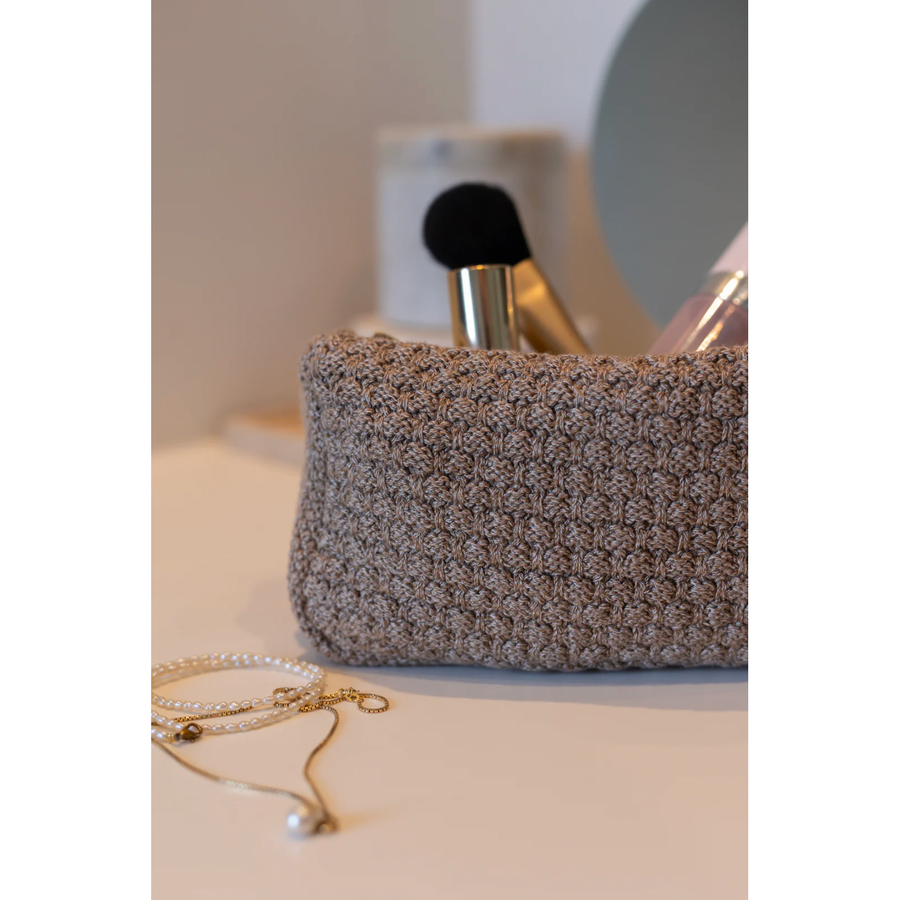 Strikket Clutch - Tiger Melange