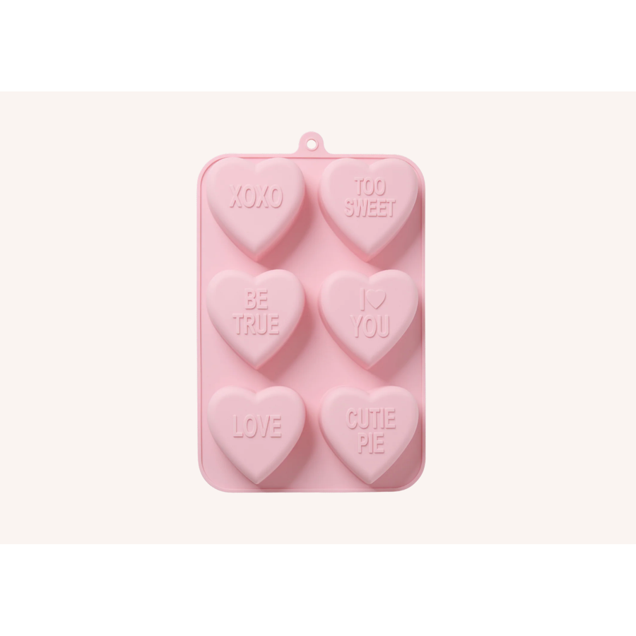 Hjerte Silikone Bageform - Lyserød