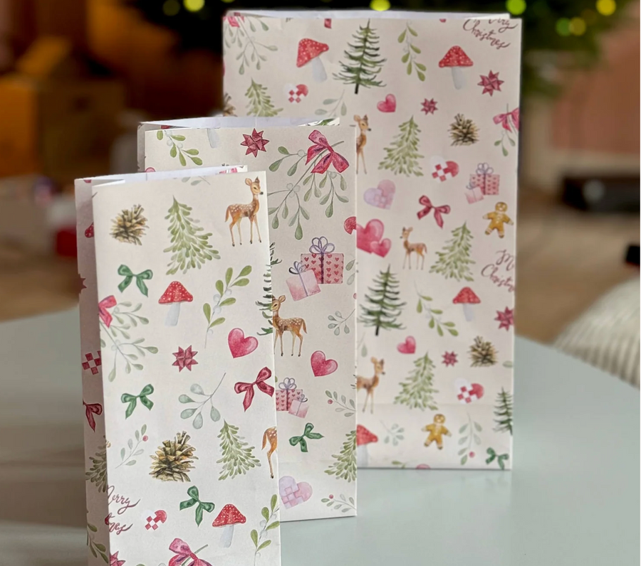 Gaveposer á 10 stk. - Mistle Toe - Small