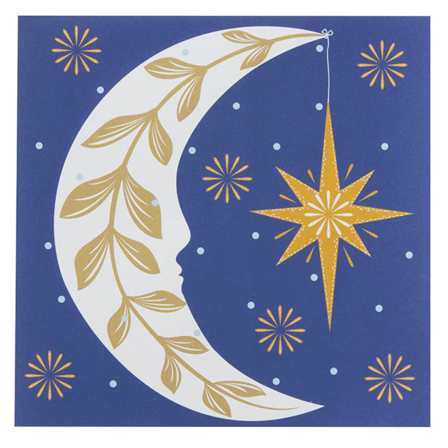 Papirservietter 20x20cm Måne Midnat 50 stk.