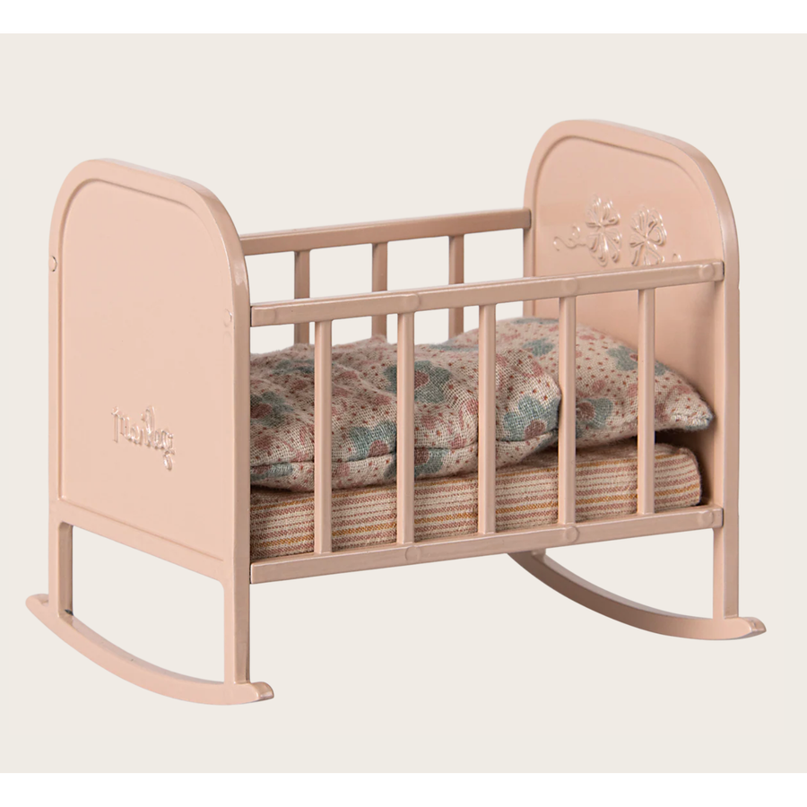 Vugge - Lys Rosa - Maileg mus