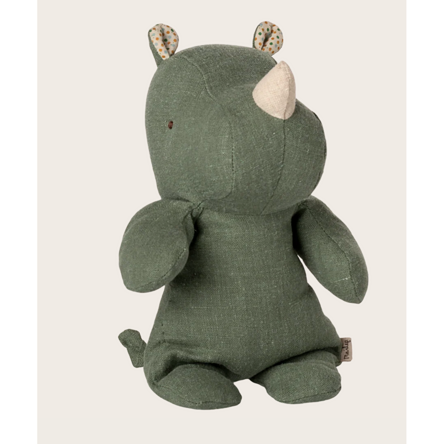 Safari friends, Næsehorn, lille - Salvie Grøn