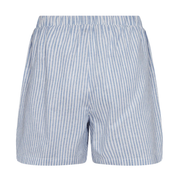 Oriana regular fit shorts - lyseblå/hvid