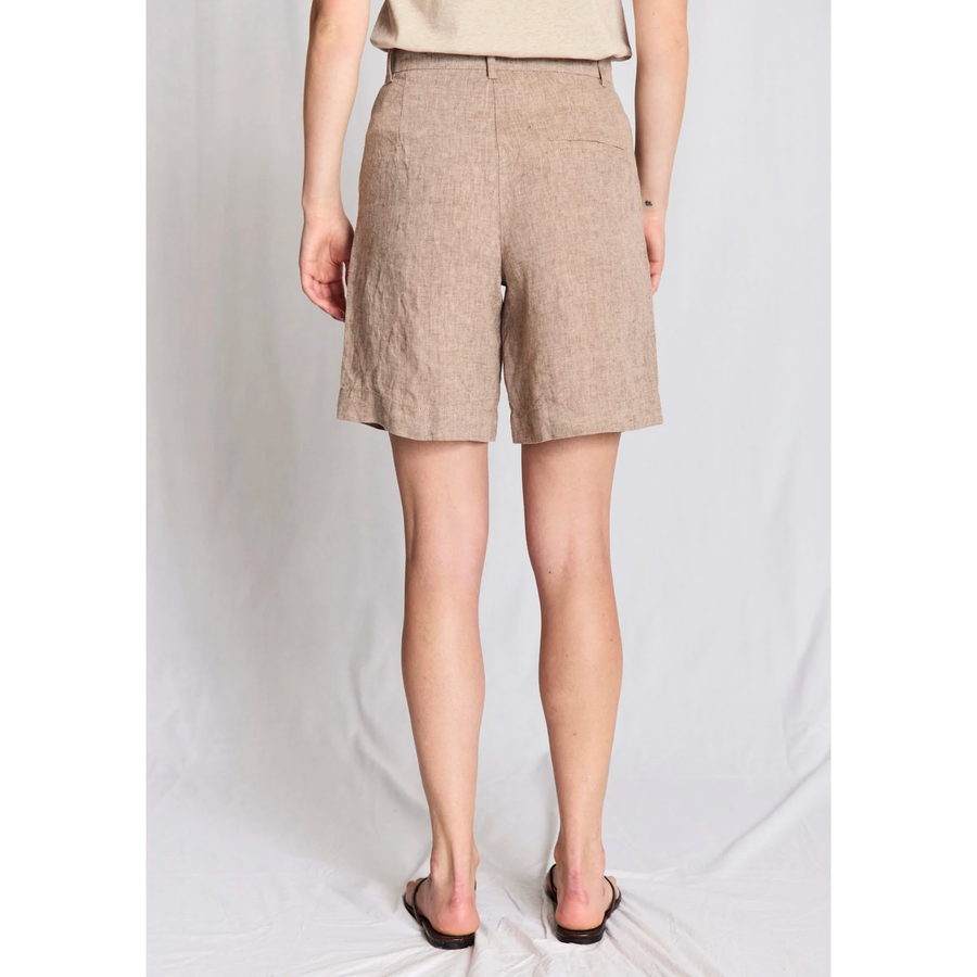 Kricia regular fit shorts - brun