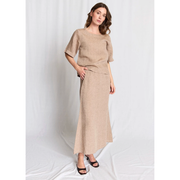 Jolanda Regular Fit nederdel - brun
