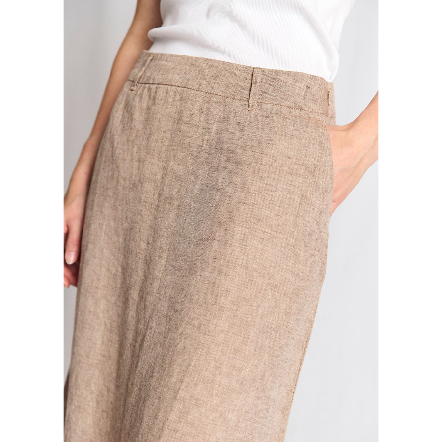 Jolanda Regular Fit nederdel - brun