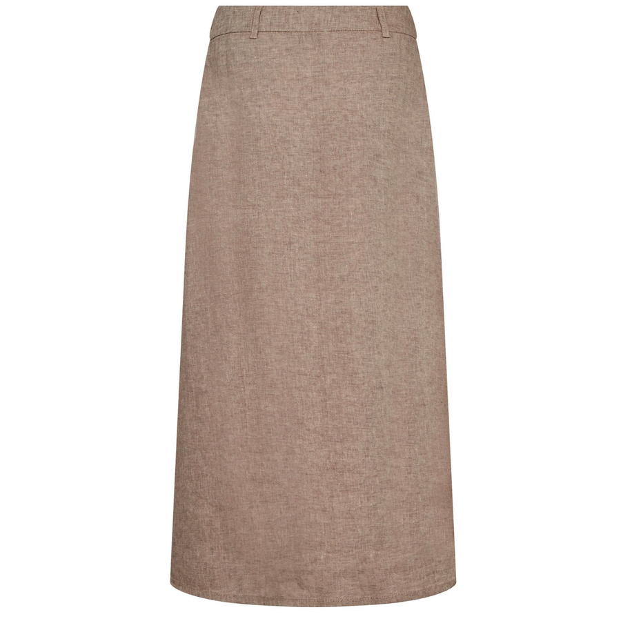 Jolanda Regular Fit nederdel - brun