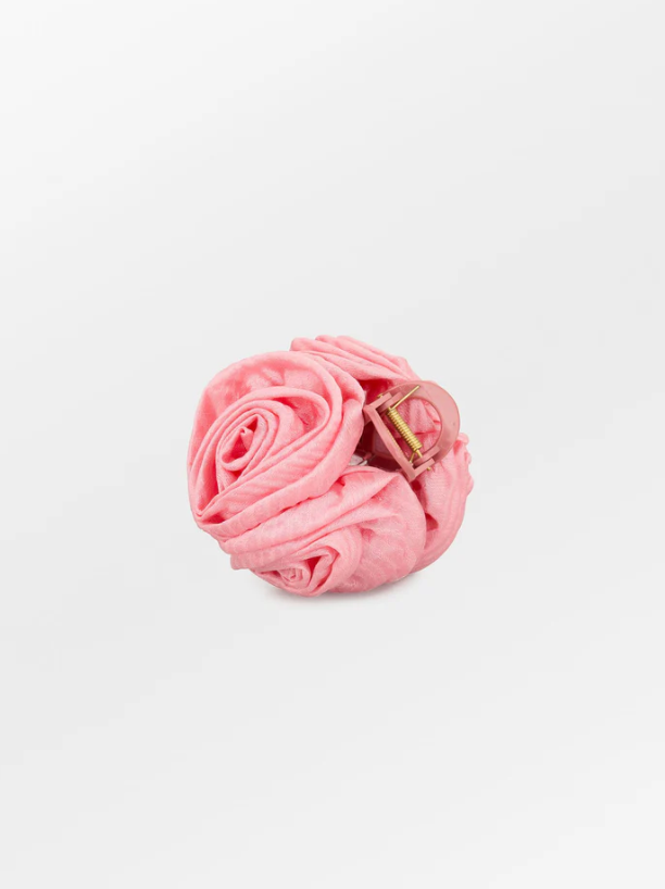 Bølget Rosana Hårklemme - Pink Nectar