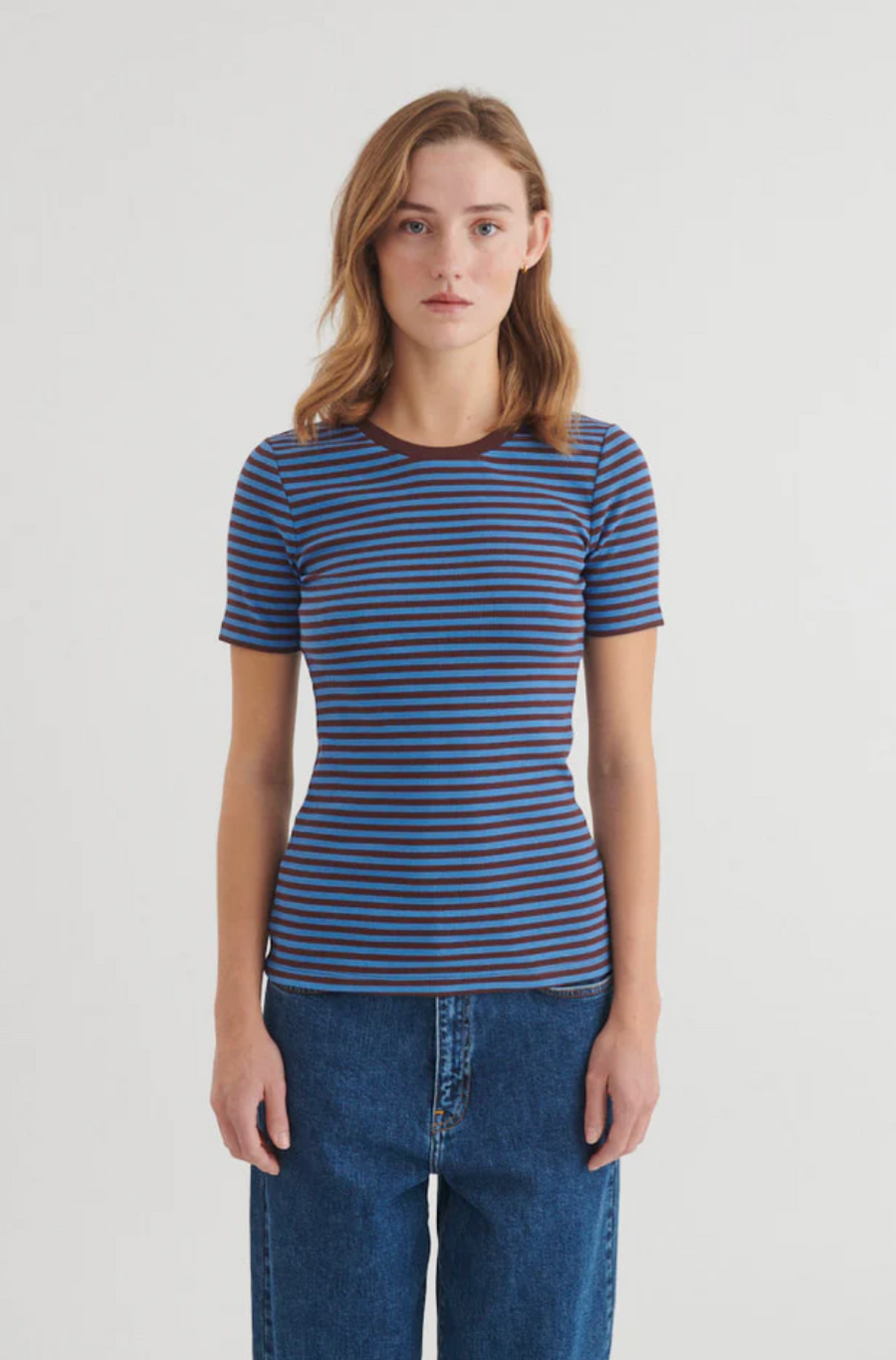 Ludmilla SS O-neck - Coffee