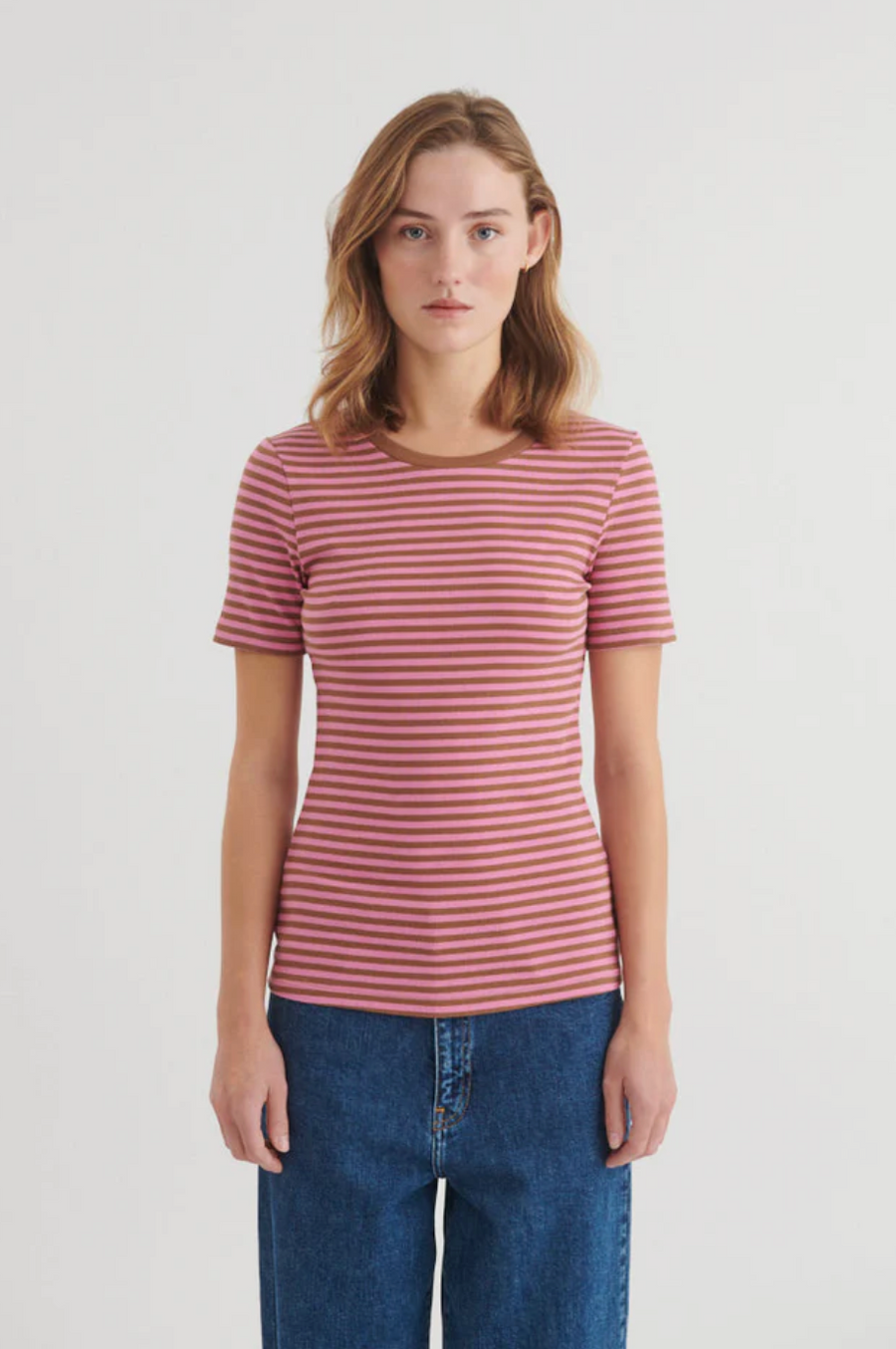 Ludmilla SS O-neck - Cashmere Rose
