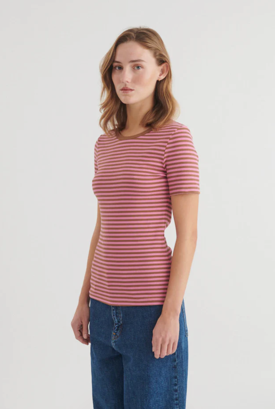 Ludmilla SS O-neck - Cashmere Rose