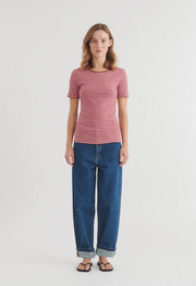 Ludmilla SS O-neck - Cashmere Rose