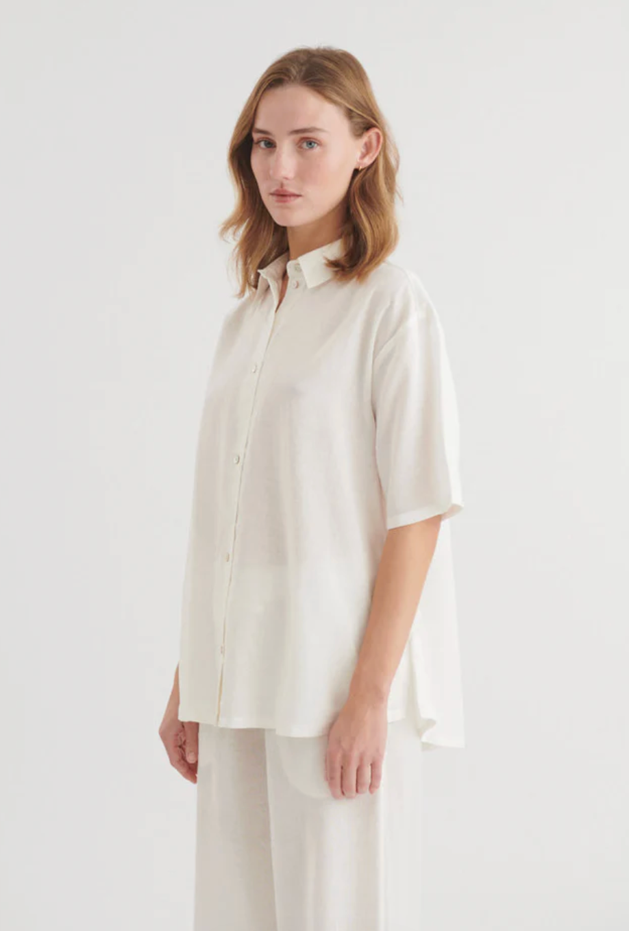 Carina Oversized Shirt - Hvid