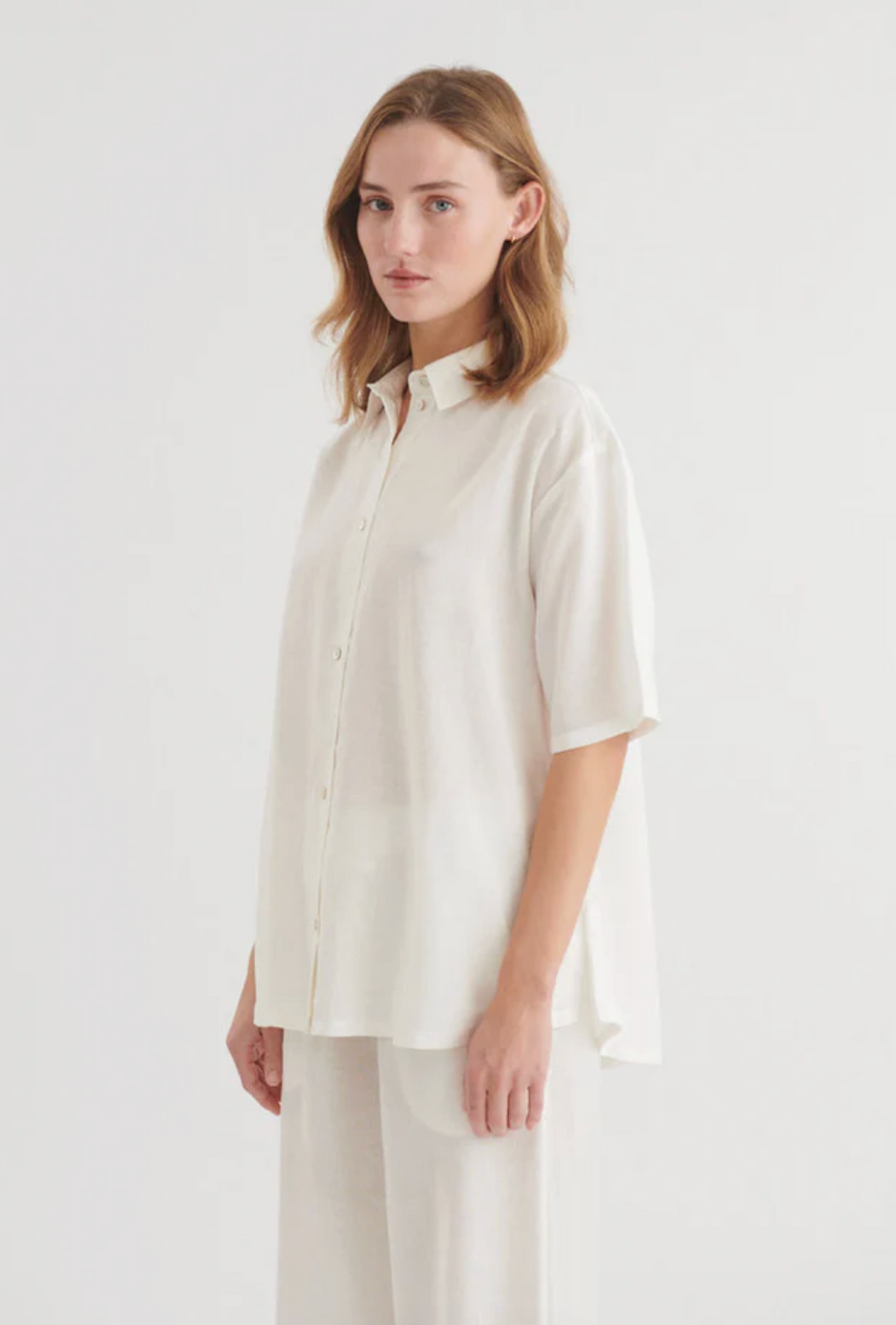 Carina Oversized Shirt - Hvid