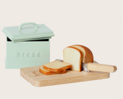 Miniature brødboks med tilbehør