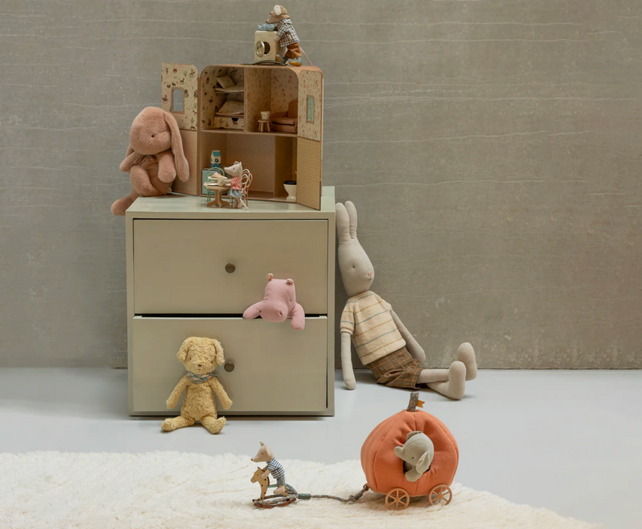 Safari friends, Elefant, Mini - Grå