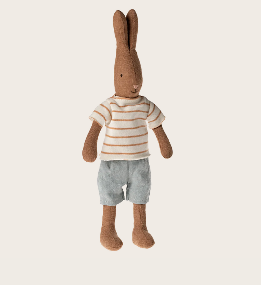Hare, størrelse 1, Brun - T-shirt og shorts