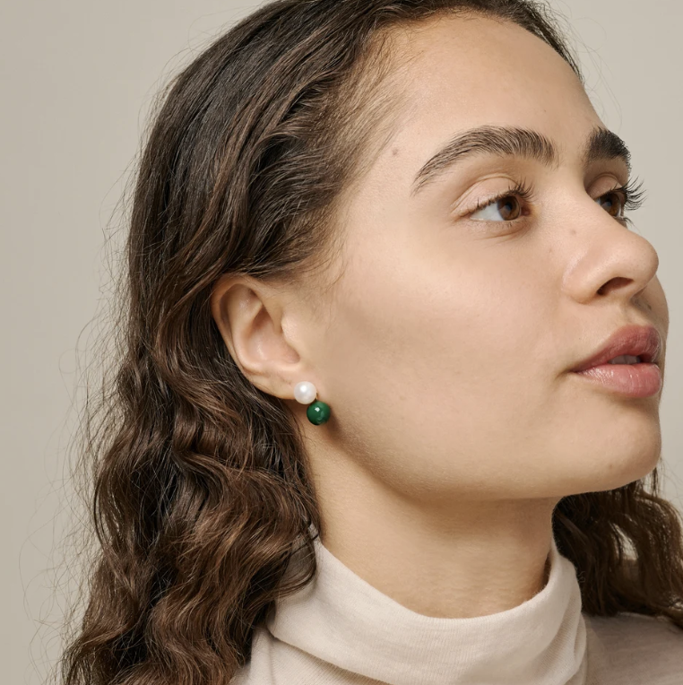 Enamel Øreringe - Columbia