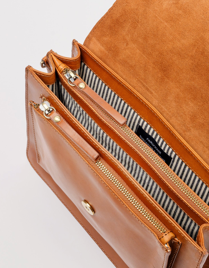 Harper Classic Leather Cognac