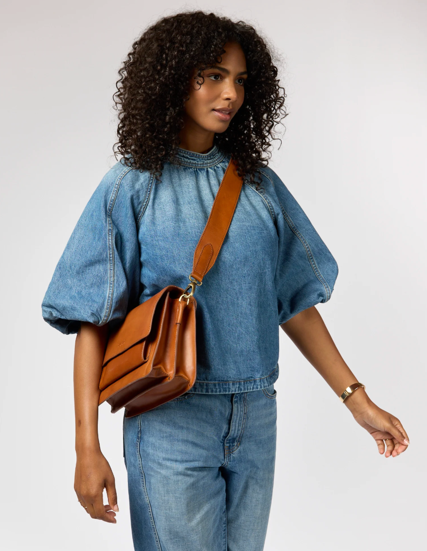 Harper Classic Leather Cognac