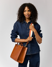 Jackie Cognac Classic Leather