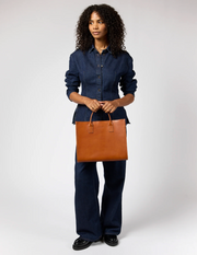 Jackie Cognac Classic Leather