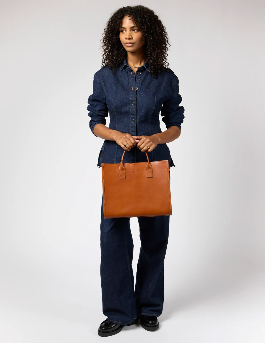 Jackie Cognac Classic Leather