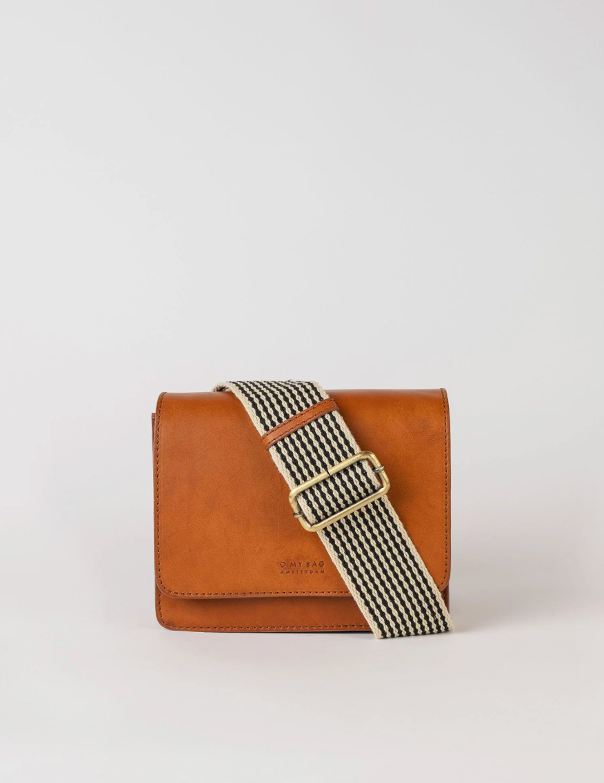 Audrey Mini Classic Leather Cognac