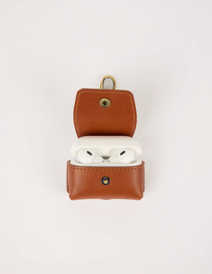 Airpods Case Cognac Leather