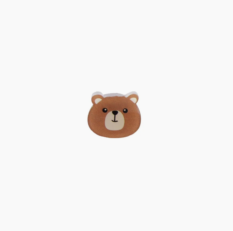 Mini Bamse Hårklemme - Brun