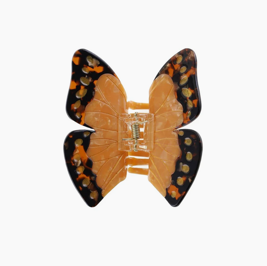 Morpho Sommerfugl Hårklemme - Brun