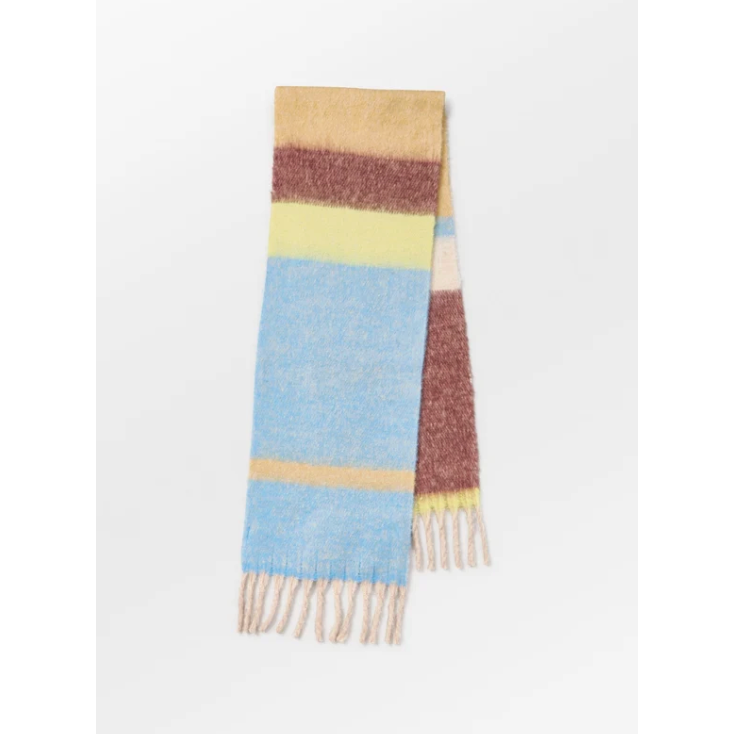 Stripes Bartletta Tørklæde – Azure Blue