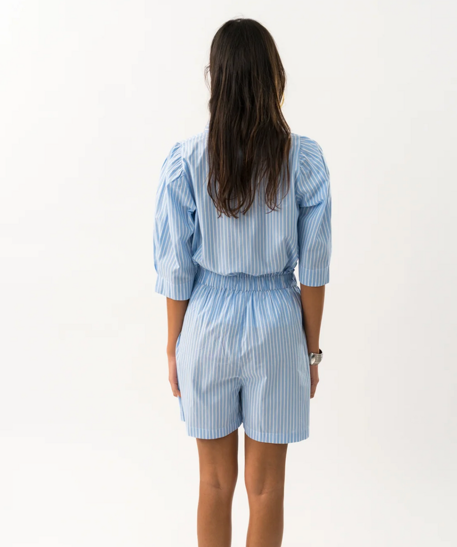 BlancaLL Shorts - Lyse blå (80,s stribe)