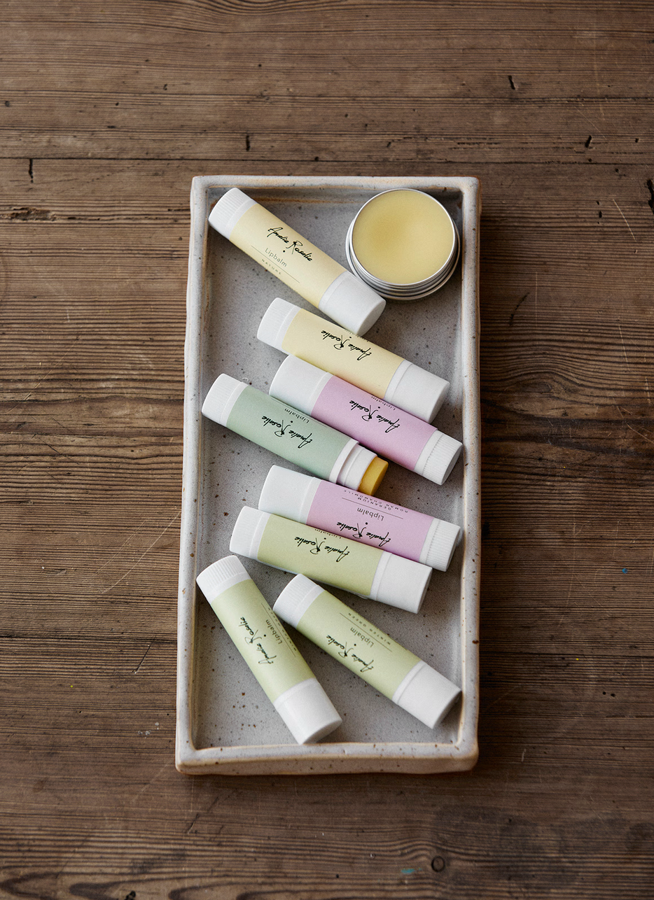 Amalie Rosalie lipbalm - Geranium & Chamomile
