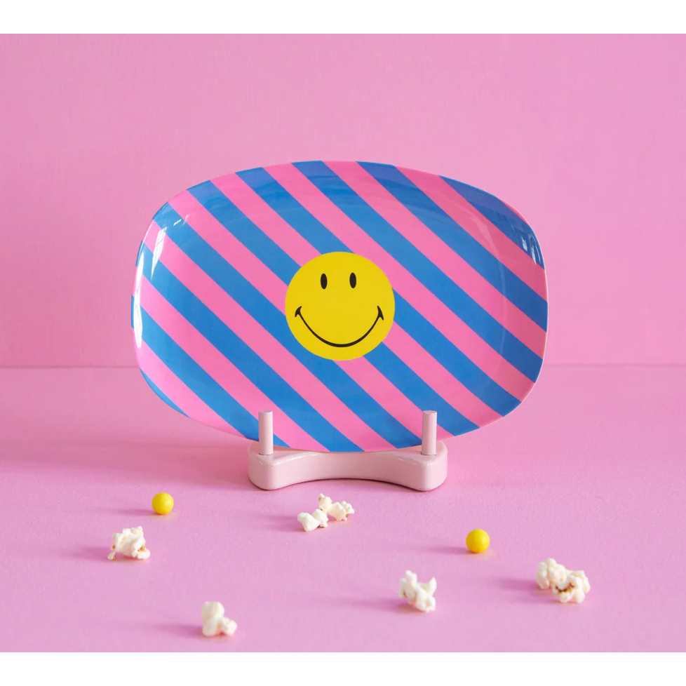 Melamin Tallerken - Rektangulær - Smiley