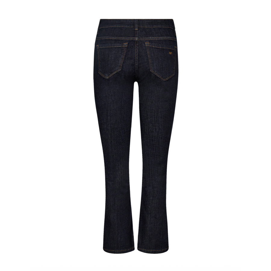 IVY-Johanna Earth Kick Flare Jeans Wash Rinse Vicky