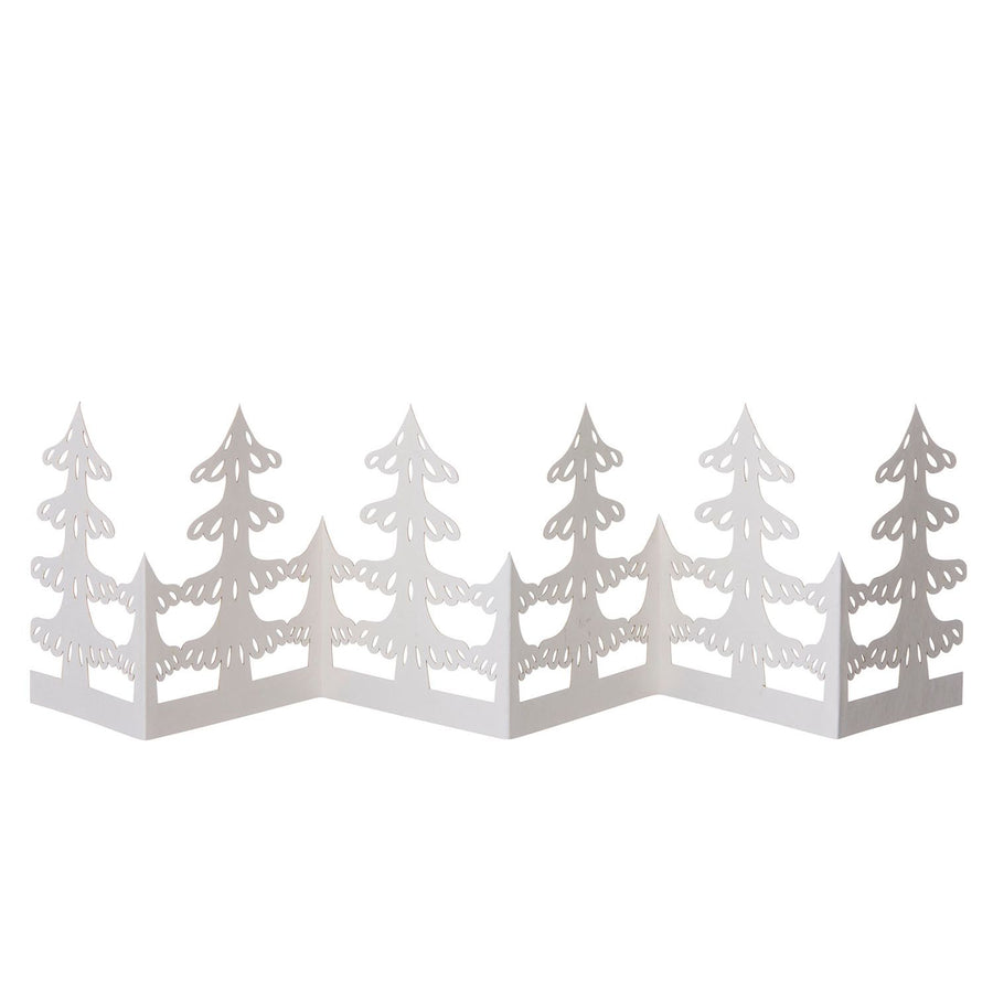 Bord Guirlande  - Trees - Hvid